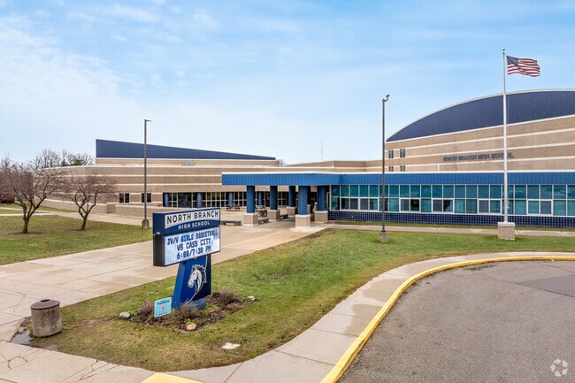 North Branch High School entrance.