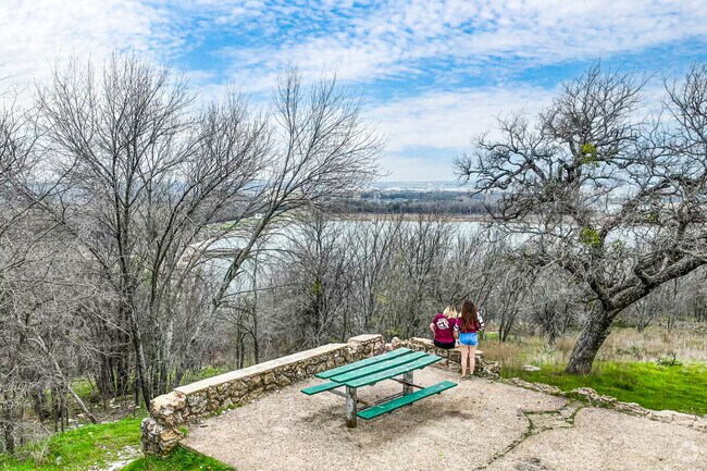Residents can enjoy the view from the lookout at Marion Sansom Park.