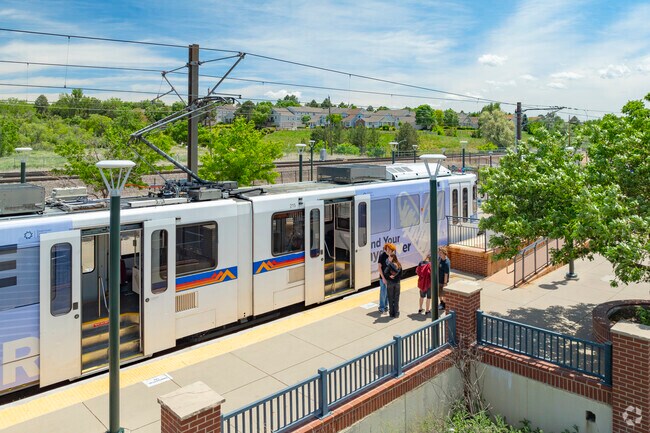 The Lightrail is available to Columbine Hills commuters and travelers.