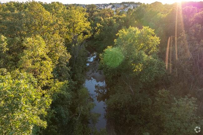 Moore's Run Park in Baltimore offers acres of scenic woodland.