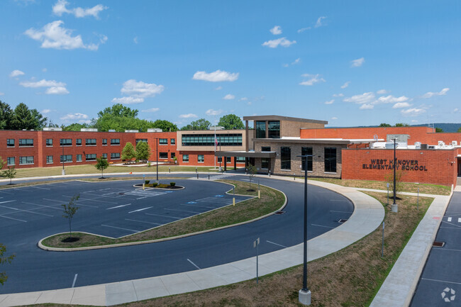 West Hanover Elementary School, with a B+ rating, supports 600 students with excellence.