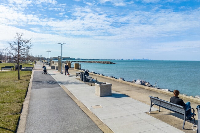 Calumet offers access to scenic views of Lake Michigan, just north on the shoreline.