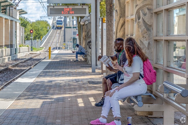 Garland's Village residents rely on the DART Rail and Bus system to get them around town.