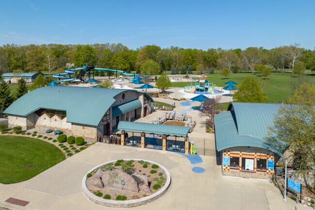 Turtle Cove Family Aquatic Center features pools and slides in Belleville.