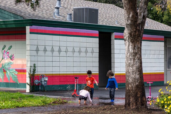 Valley View-Reed children can blow off steam at Paul Moore Park’s.