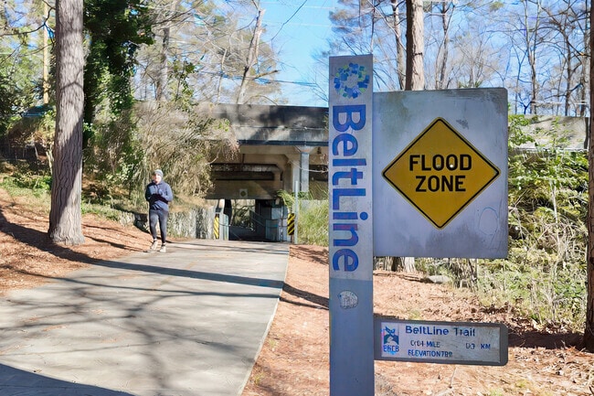 Tanyard Creek Park, near Berkeley Park, connects the neighborhood to the iconic BeltLine Trail.