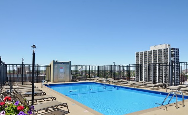 Rooftop pool