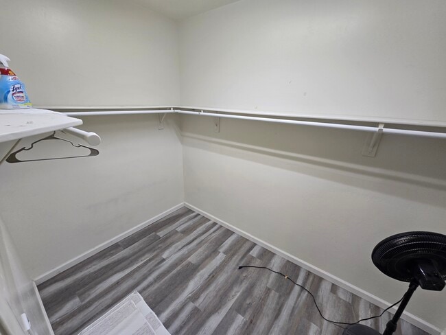 Master walk in closet