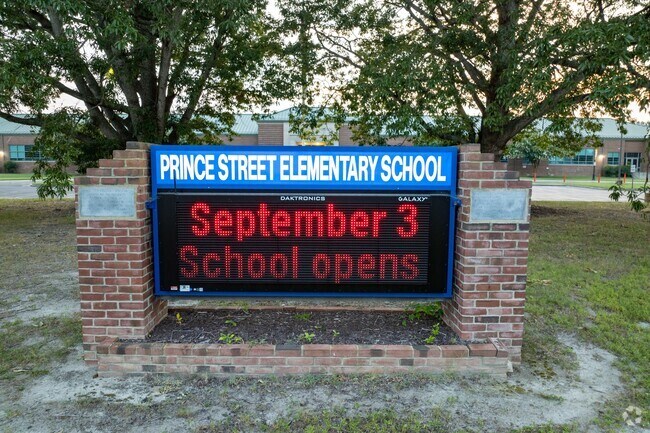 Prince Street Elementary School serves the community of Salisbury.