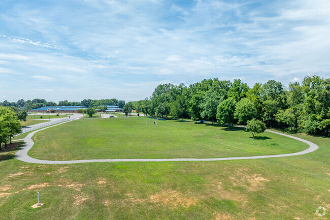 Sango Elementary School has a large sports field for outdoor activities in Clarksville.