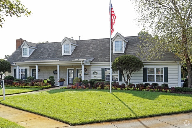 Well-manicured landscaping
