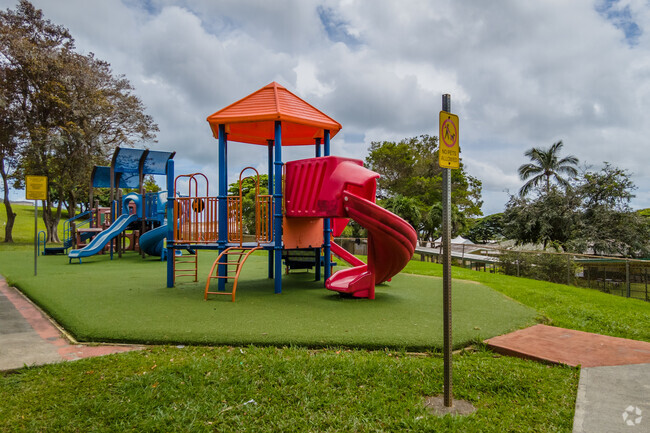 There is a well maintained playground for the younger students Kaneohe Elementary School.