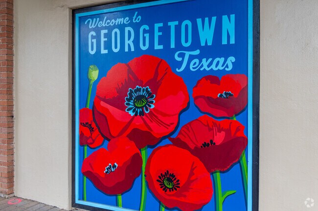 Georgetown is widely known for being the Red Poppy Capital.