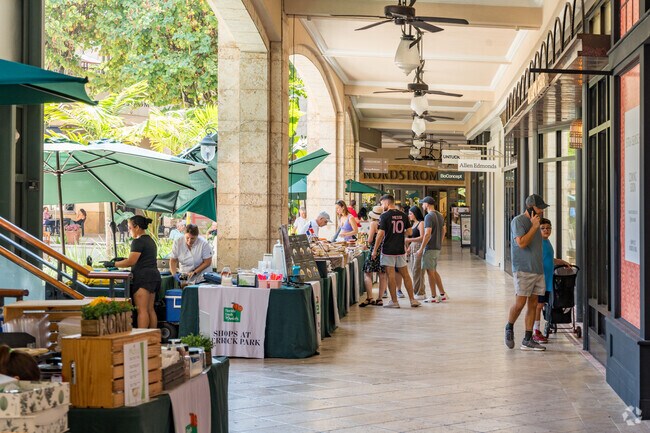 Vendors offer handmade products and more at the Shops at Merrick Park Farmers Market.