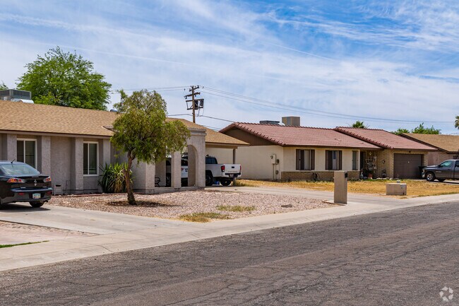 Ranch homes in Old Town offer spacious lots and shaded patios.