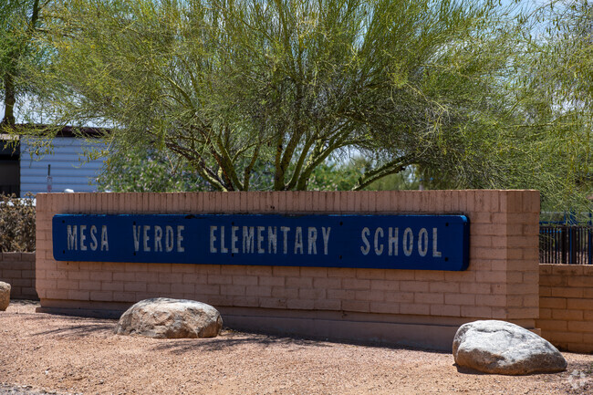 Mesa Verde Elementary School serves K-5 in Casas Adobes.