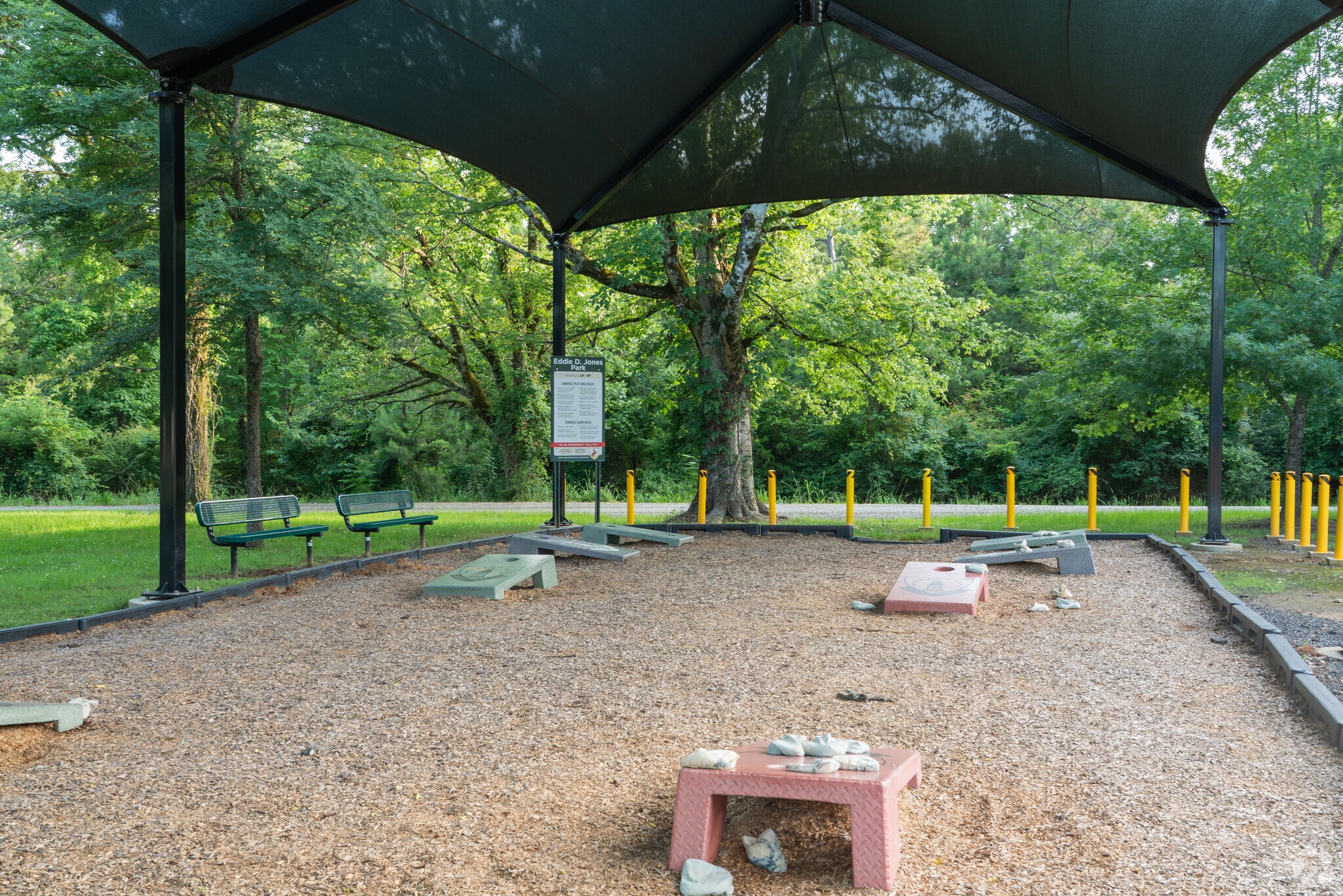 Four Forks-Preston has a few amenities for residents to use such as Eddie D. Jones Park.