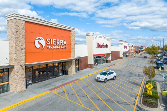 Eagle Run Plaza boasts a number of retailers and shopping options for neighborhood residents.