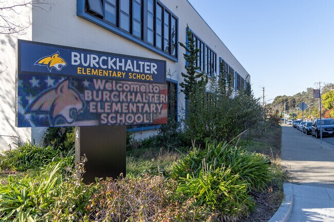 Burckhalter Elementary School in Oakland has about 190 students.