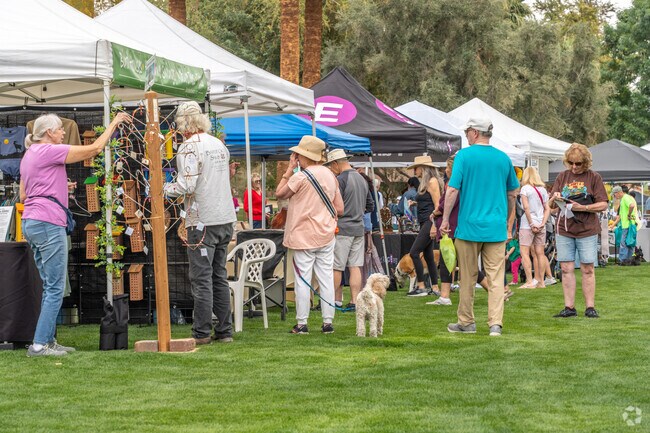 Discover unique and handcrafted treasures from local artists at the Coachella Valley Wildflower Festival.