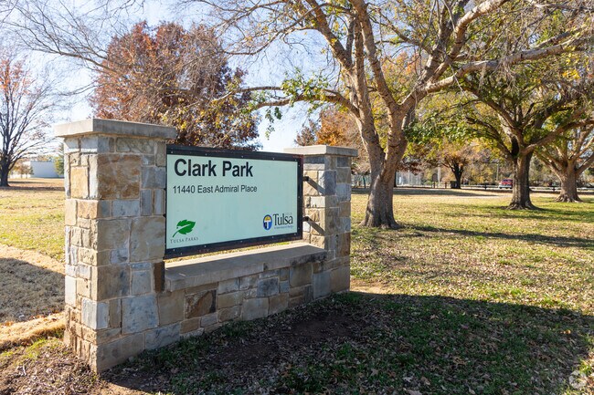 Clark Park on Admiral Place is at the north end of Western Village.