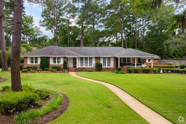 Wilmington Island offers more than waterfront estates such as this midsized brick ranch home.