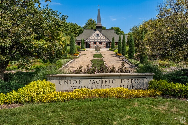 North Lawrence is home to the old  Union Pacific Depot building.