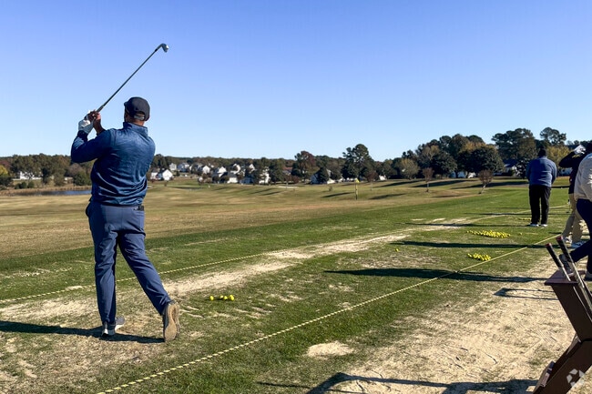 Archer Lodge locals can make sure their swing is in good form at the Riverwood Golf Club range.