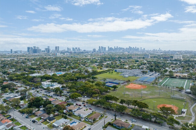 Brownsville is just a few minutes away from downtown Miami.
