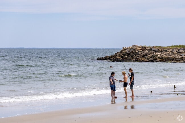 Hampton residents can fish off the beach at Grandview Nature Preserve.