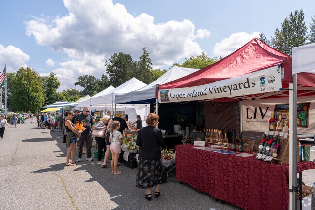 Sunday farmers market at Town Center runs May through October near Turtle Rock.