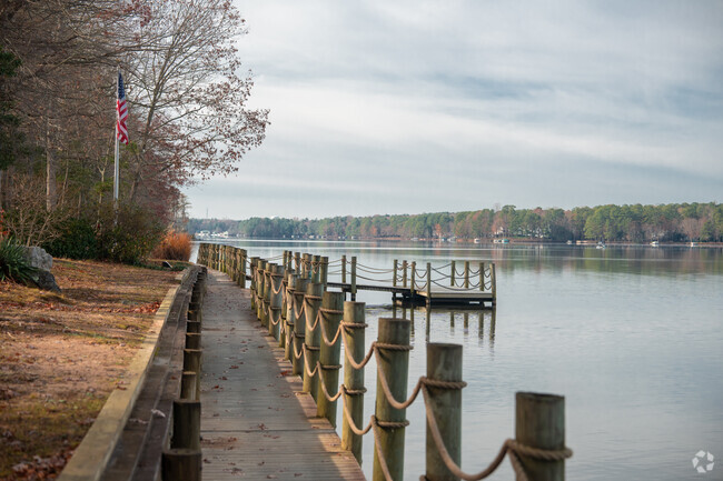 The pier at Sunday Park in the Brandermill community.