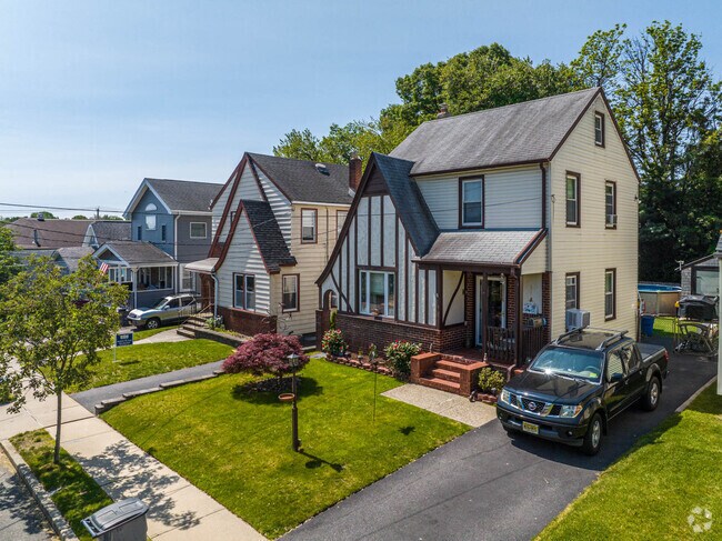 Tudor style homes can be found in Rosemawr.