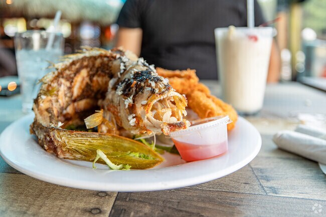 Blackwater Siren near North Key Largo, FL has an amazing selection of seafood in their menu.