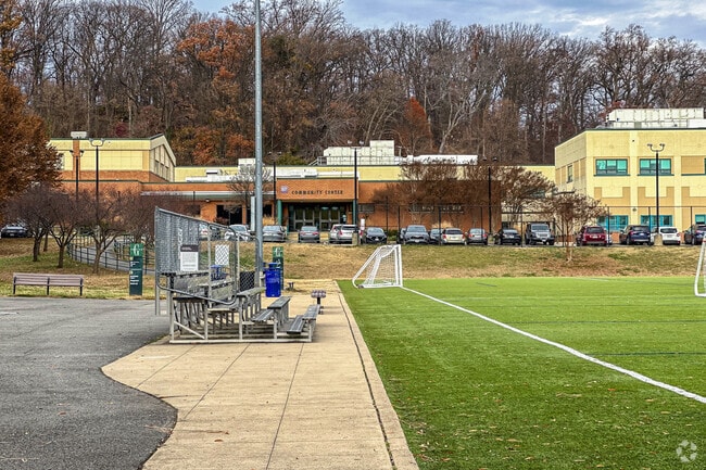 Bleachers at Gunston Park fields