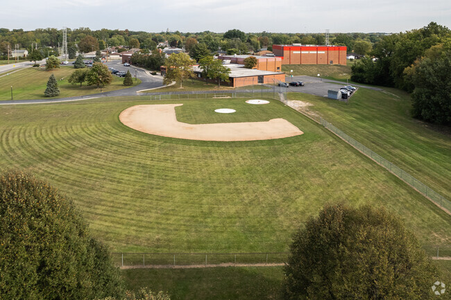 South Grove Intermediate School in Indianapolis has a beautiful baseball field.