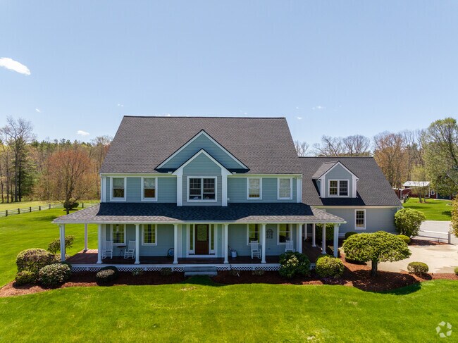 You can find stately colonials on large lots in the town of Dunstable.