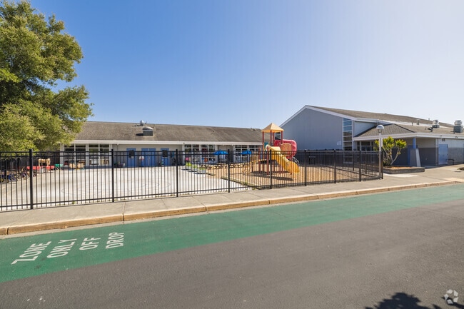 Recess fun at Meadow View Elementary School, where laughter and play enhance friendships.