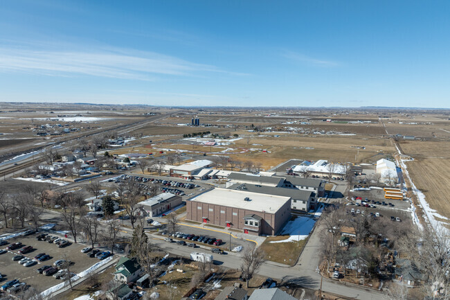 Huntley Project High School offers a modern campus to its students.