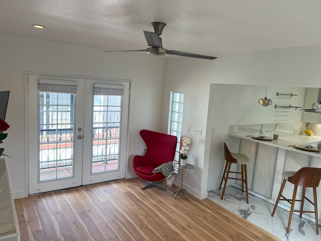 French door entry