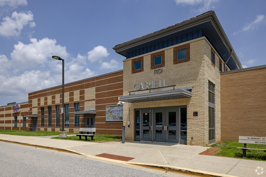 Cashell Elementary School building in Olney.