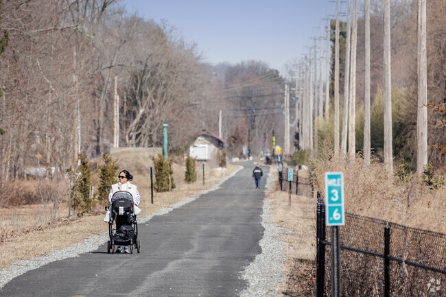 Pequannock Valley Park in Pompton Plains has transformed a former rail line into a pathway for bikes and pedestrians.