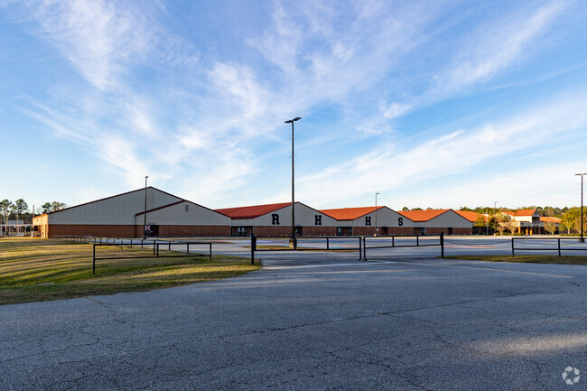 Richmond Hill High School is a large campus with many facilities.