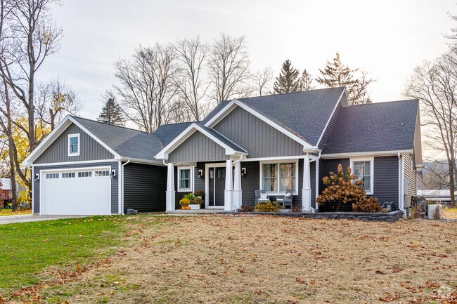 Craftsman inspired ranch homes add a modern touch to Holland's residential areas.