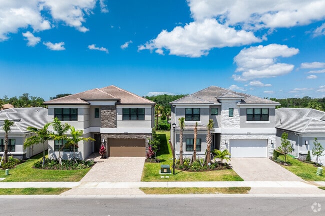 Rivercreek offers single and two-story builds with a variety of materials to be optioned.