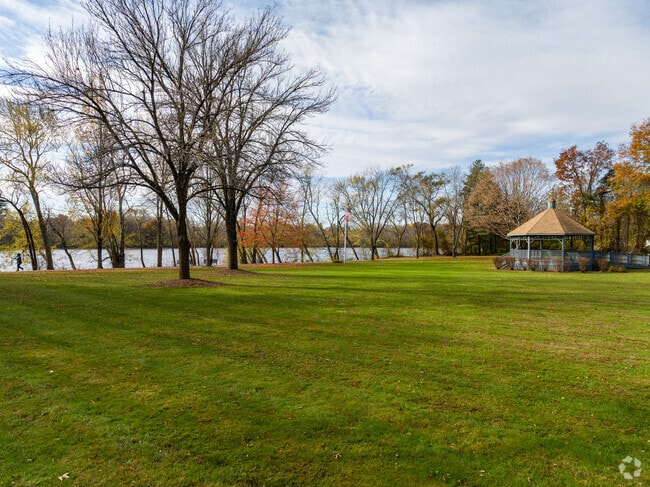 At Raymond J. Martin Riverside Park locals can use a gazebo for community events.