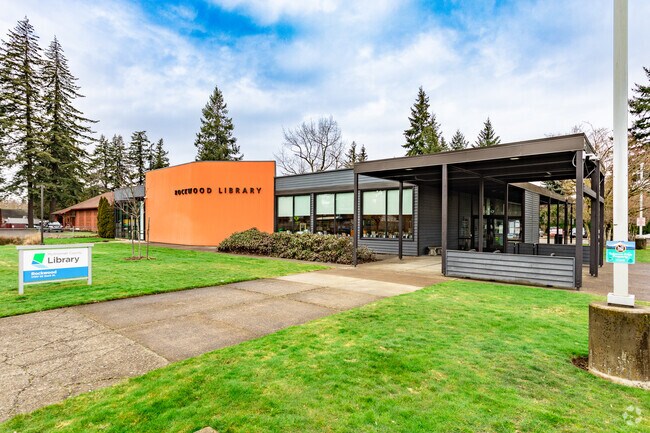 Rockwood Library offers a quiet space for reading and community learning.