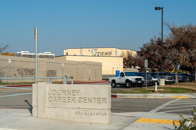 Frontier High School sits right next to the Discovery career center.