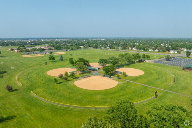 Zane Sports Park features sport fields and well maintained baseball diamonds in Oak Grove.