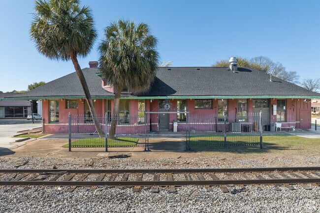 Situated along train tracks, Railroad Cafe in Fort Valley serves Southern dishes from a century-old railroad depot.